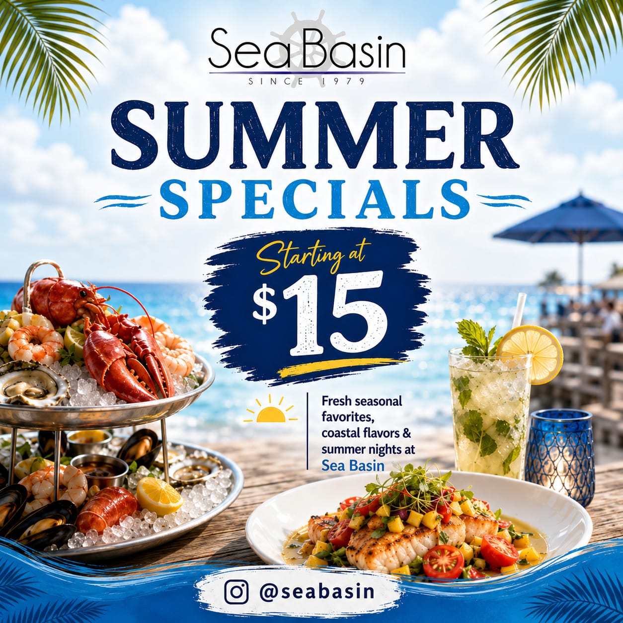 Sea Basin summer specials