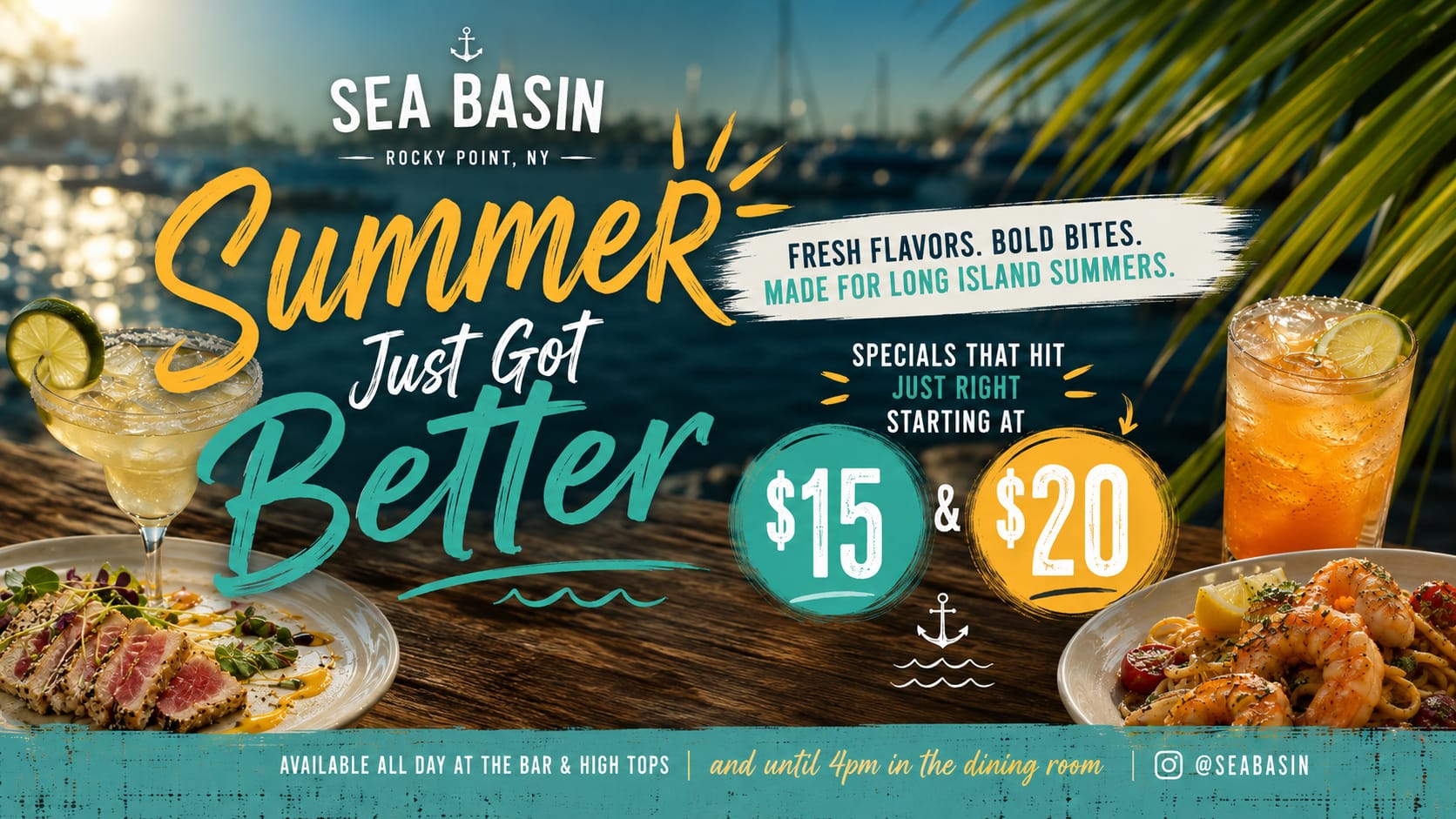 Sea Basin summer specials